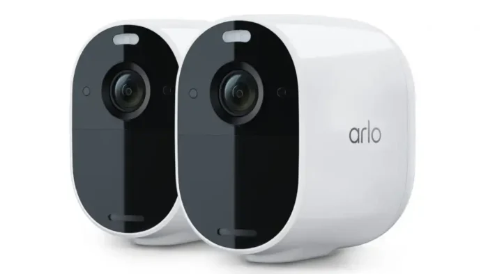 Bezprzewodowa kamera monitoringu Arlo Essential Spotlight — zestaw 2 kamer